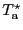 \ensuremath{T_\ensuremath{\mathrm{a}}^\star}