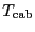 \ensuremath{T_\ensuremath{\mathrm{cab}}}