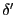 \ensuremath{\delta'}