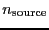 \ensuremath{n_\ensuremath{\mathrm{source}}}