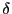 \ensuremath{\delta}