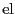 \ensuremath{\mathrm{el}}